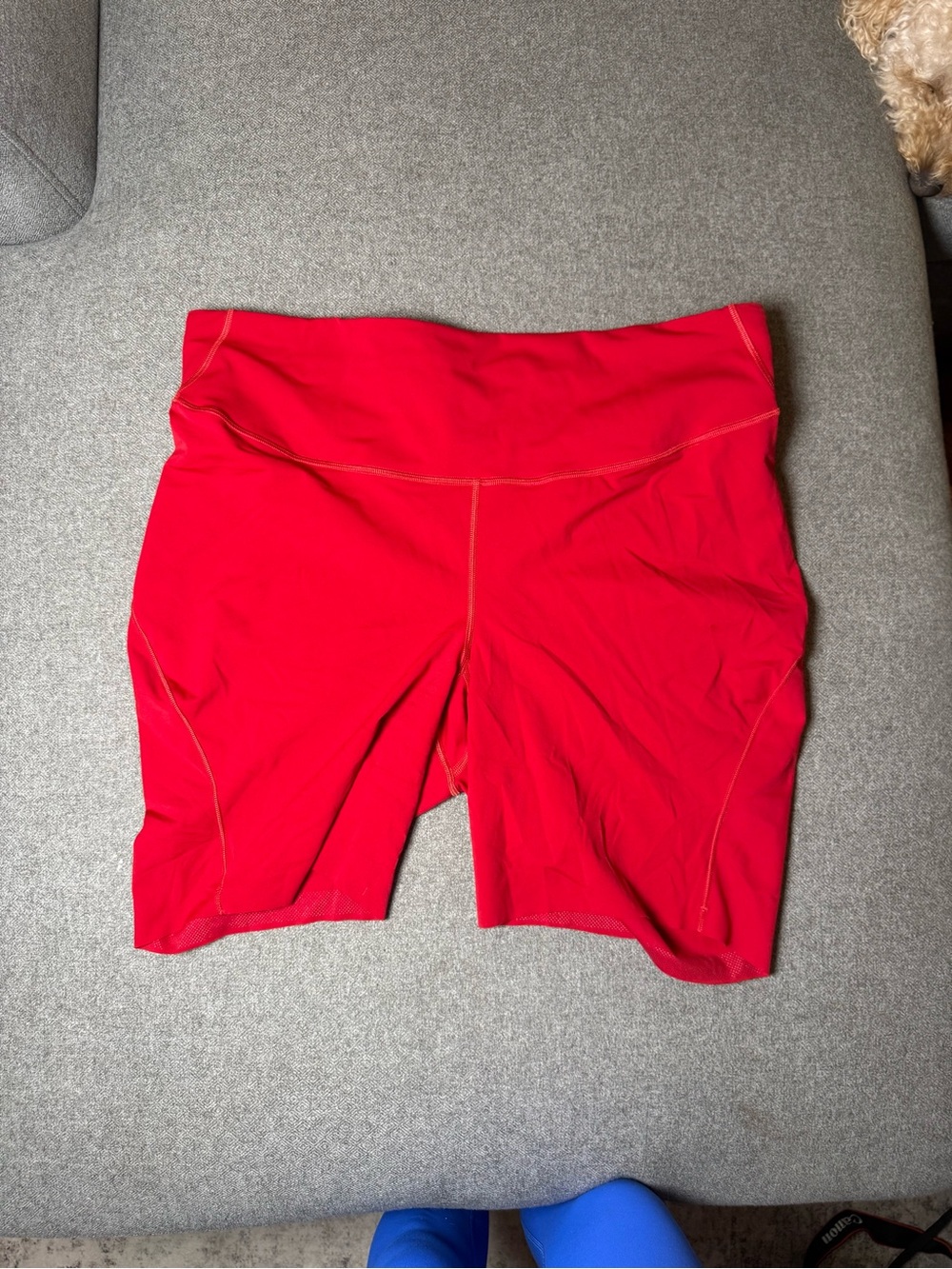 Lululemon Red High-Rise Biker Shorts Size 20